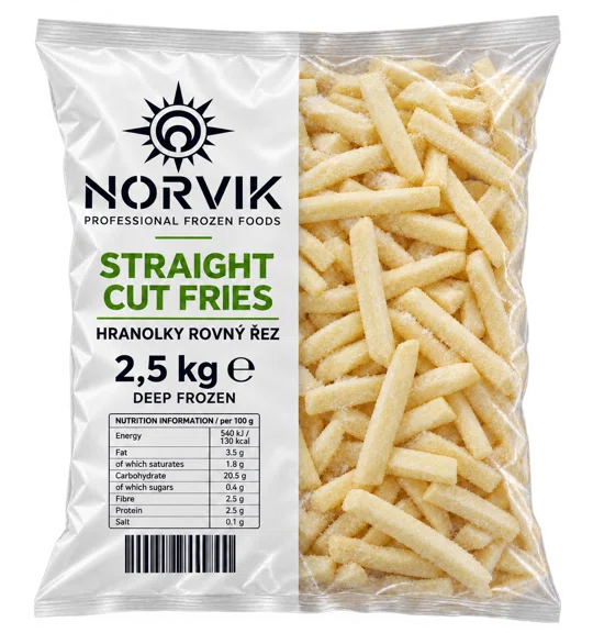 Pommes frites, gerader Schnitt 2,5 kg