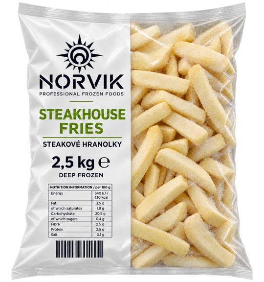 Steakhouse fries 2.5 kg