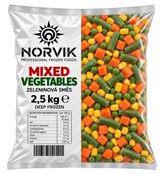 Mixed vegetables 2.5 kg