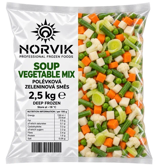 Soup vegetable mix 2.5 kg