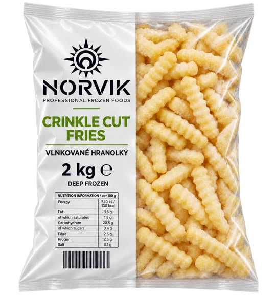 Crinkle-cut fries 2 kg