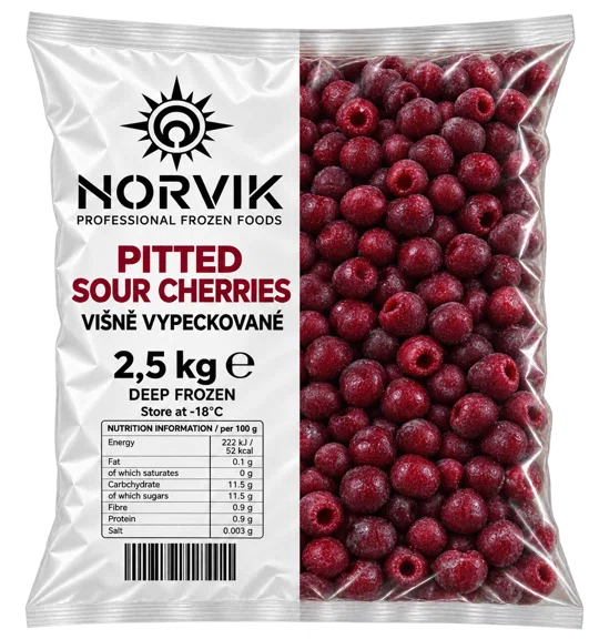 Pitted sour cherries 2.5 kg