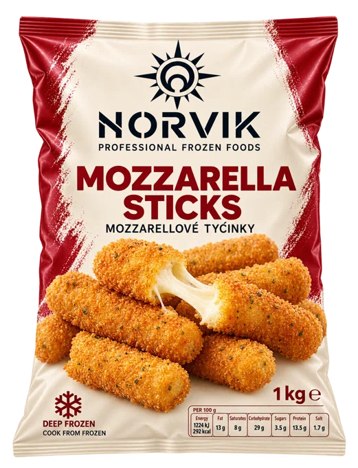 Mozzarella tyčinky NORVIK