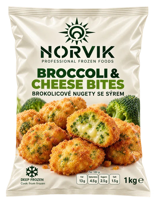 Brokolicovo-sýrové kousky NORVIK