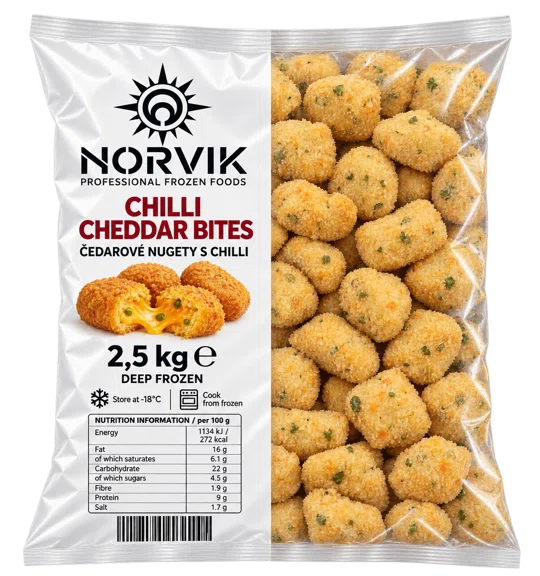 Chili-Cheddar-Bites 2,5 kg