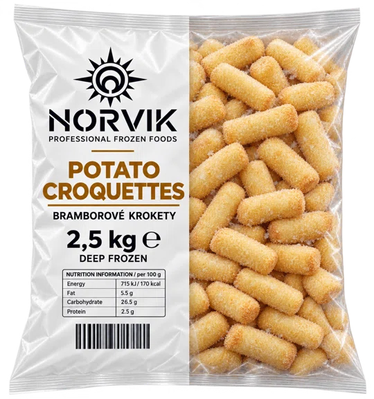Bramborové krokety 2,5 kg
